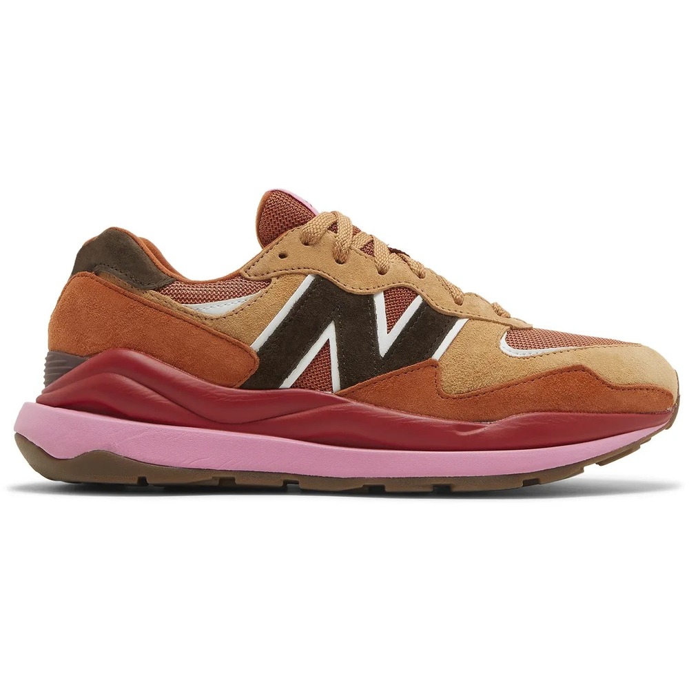 Mens Size 8 New Balance 57/40 Brown Pink Red Chocolate Orange Pink Shoes M5740BP